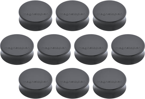 MAGNETOPLAN Magnet Ergo Large 10 Stk. 16650101 felsgrau 34mm