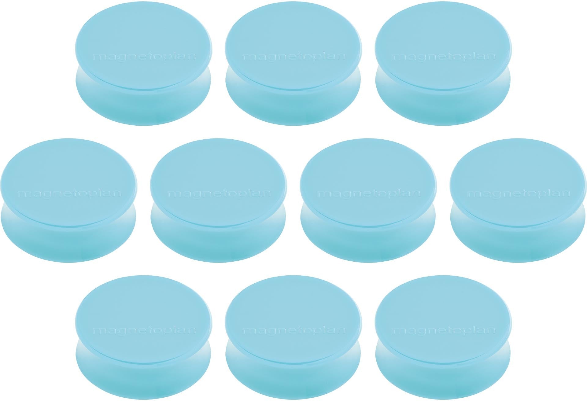 MAGNETOPLAN Magnet Ergo Large 10Stk. 16650103 babyblau 34x17.5mm