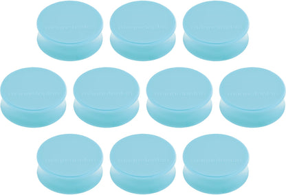 MAGNETOPLAN Magnet Ergo Large 10Stk. 16650103 babyblau 34x17.5mm