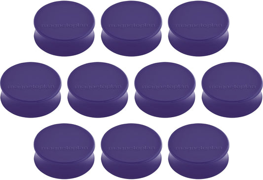 MAGNETOPLAN Magnet Ergo Large 10Stk. 1665011 violett 34x17.5mm