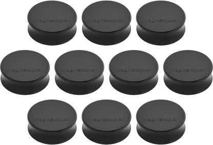 MAGNETOPLAN Magnet Ergo Large 10 Stk. 1665012 schwarz 34mm