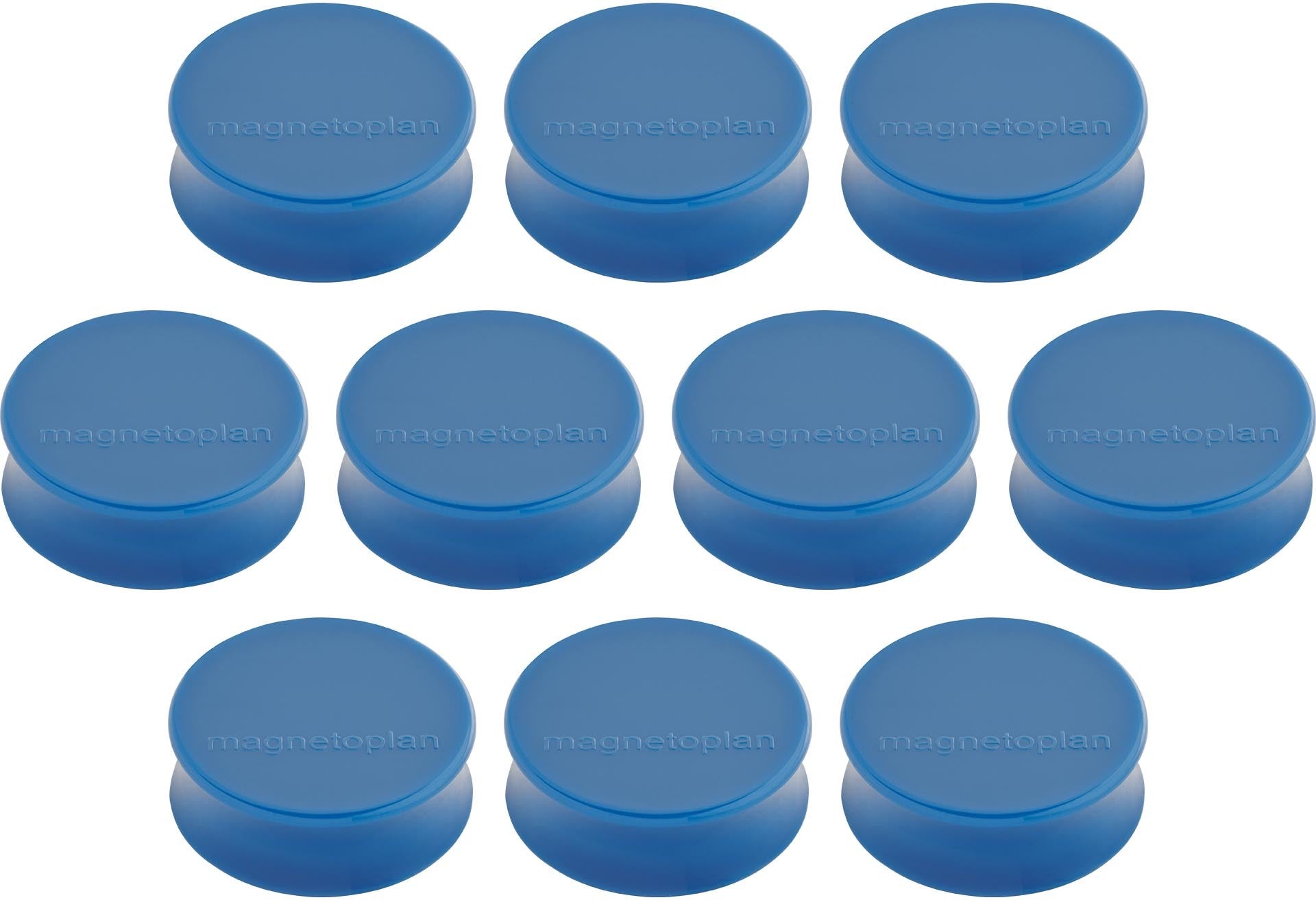 MAGNETOPLAN Magnet Ergo Large 10 Stk. 1665014 dunkelblau 34mm