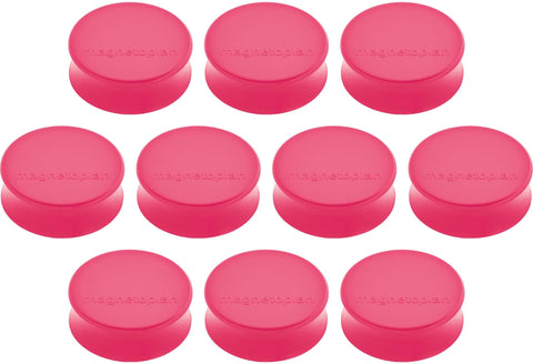 MAGNETOPLAN Magnet Ergo Large 10Stk. 1665018 pink 34x17.5mm
