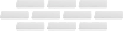 MAGNETOPLAN Rechteck-Magnethalter 1665100 weiss 10 Stk.