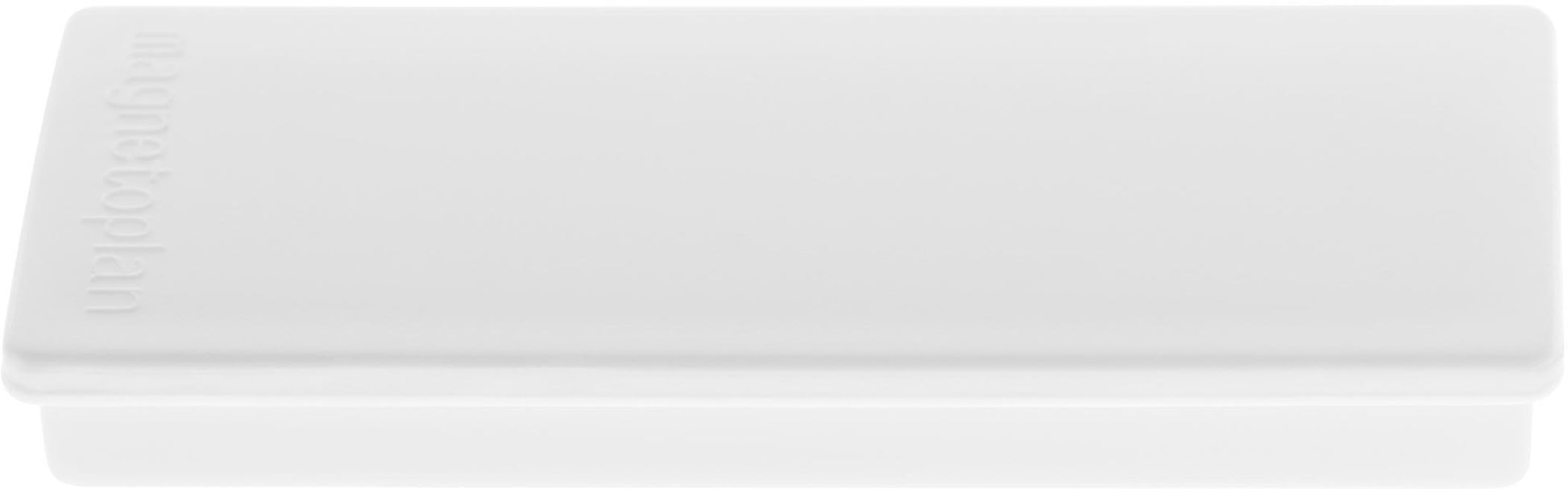 MAGNETOPLAN Rechteck-Magnethalter 1665100 weiss 10 Stk.