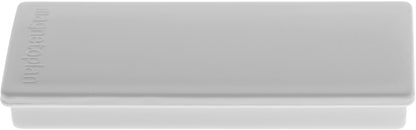 MAGNETOPLAN Rechteck-Magnethalter 1665101 grau 10 Stk.