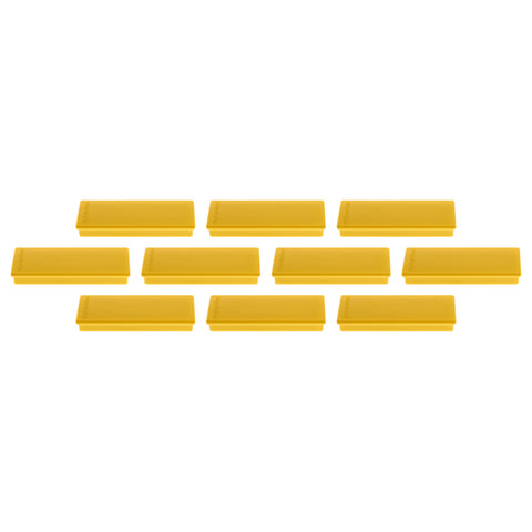 MAGNETOPLAN Rechteck-Magnethalter 1665102 gelb 10 Stk.