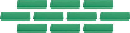 MAGNETOPLAN Rechteck-Magnethalter 1665105 grün 10 Stk.