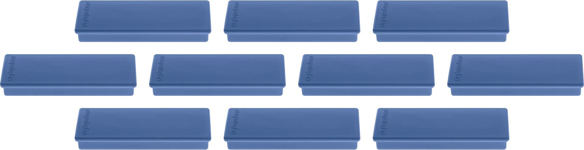 MAGNETOPLAN Rechteck-Magnethalter 1665114 dunkelblau 10 Stk.