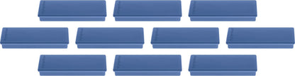 MAGNETOPLAN Rechteck-Magnethalter 1665114 dunkelblau 10 Stk.