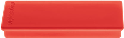 MAGNETOPLAN Rechteck-Magnethalter 16651406 rot 4 Stück
