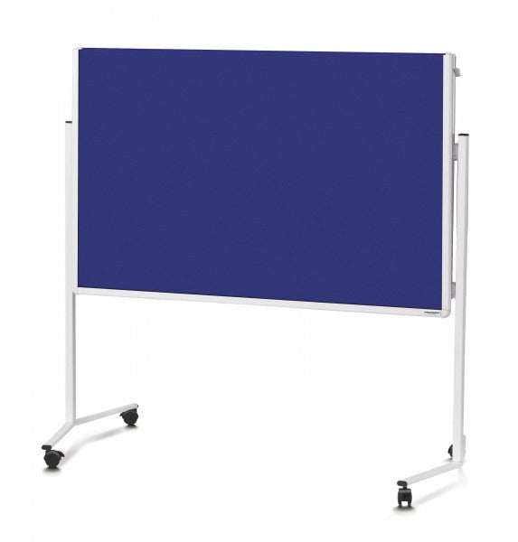 MAGNETOPLAN Moderatorentafel Filz blau 2111303 klappbar 1200x1500mm