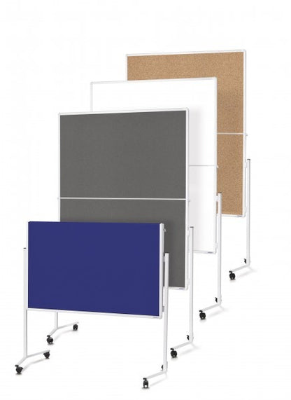 MAGNETOPLAN Moderatorentafel Filz blau 2111303 klappbar 1200x1500mm