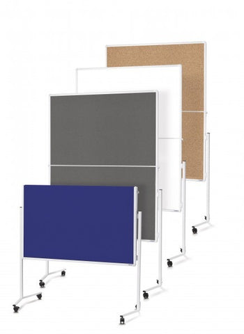 MAGNETOPLAN Moderatorentafel Filz blau 2111303 klappbar 1200x1500mm