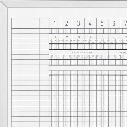 MAGNETOPLAN Urlaubs/Aktivitätenplaner 3703055 5 Tage, 80 MA 1500x1000mm