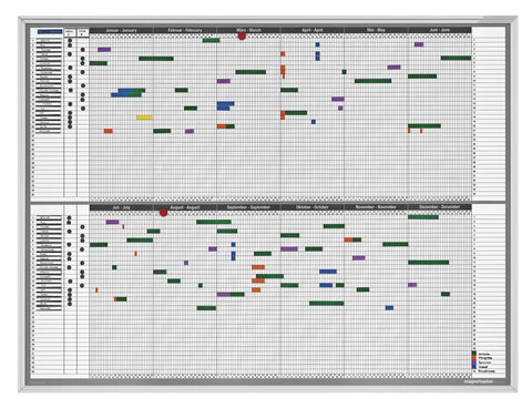 MAGNETOPLAN Urlaubs/Aktivitätenplaner 3703155 7 Tage, 30 MA 1200x900mm