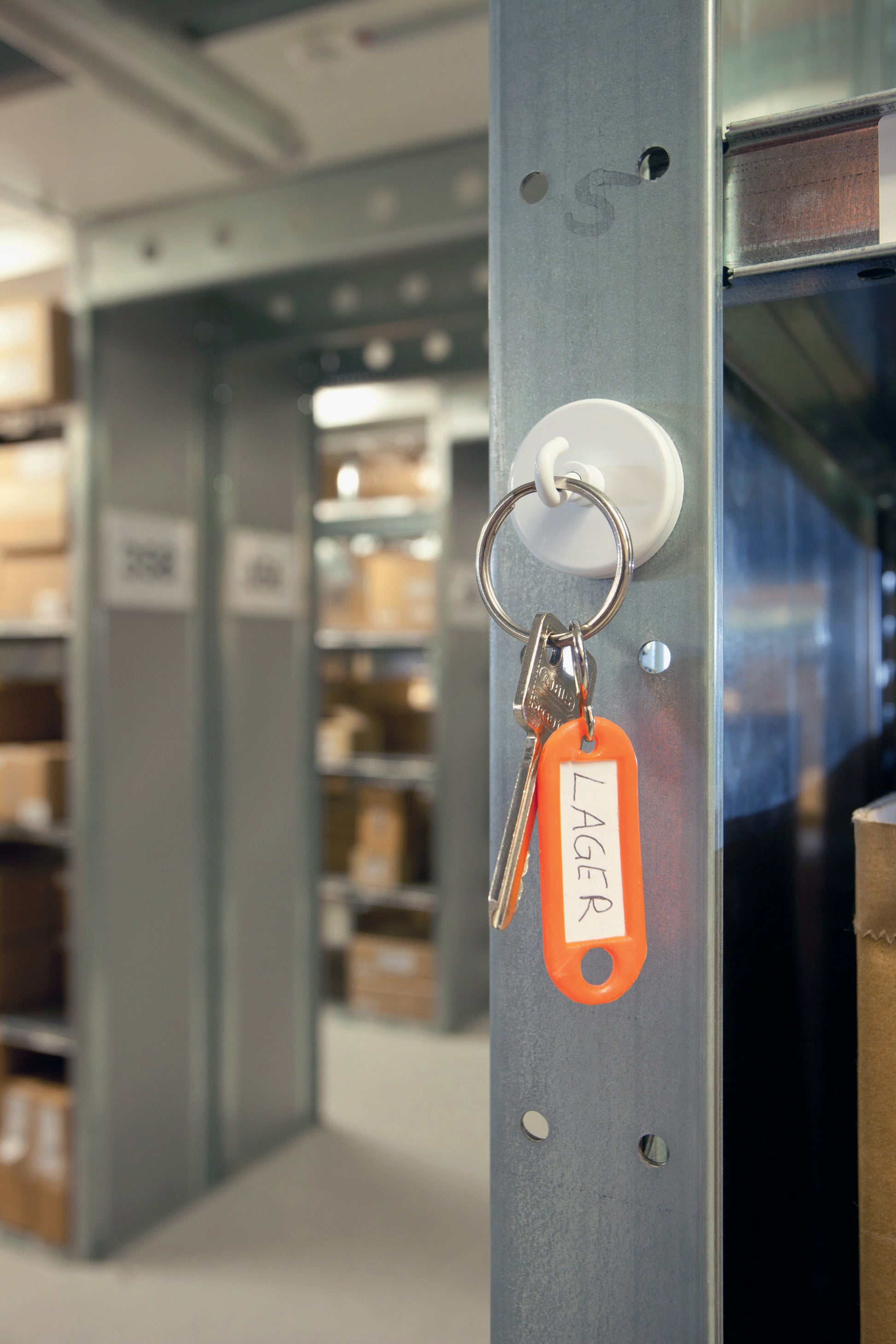 MAGNETOPLAN Hakenmagnet 25mm 52625 weiss 4kg