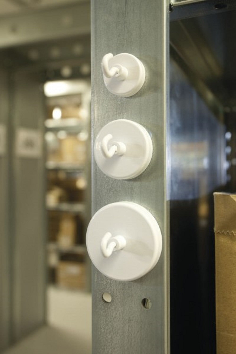 MAGNETOPLAN Hakenmagnet 47mm 52647 weiss 16kg