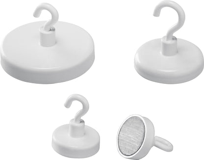 MAGNETOPLAN Hakenmagnet 47mm 52647 weiss 16kg
