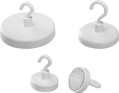 MAGNETOPLAN Hakenmagnet 47mm 52647 weiss 16kg