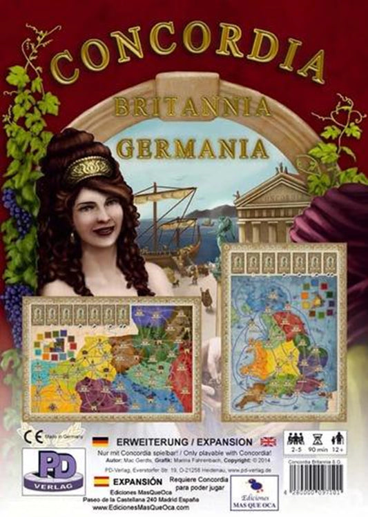 CONCORDIA MAP BRITANNIA & GERMANIA