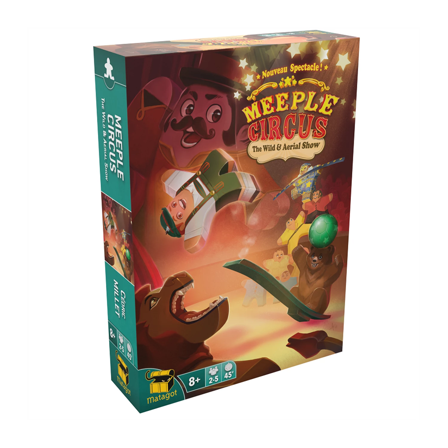 MEEPLE CIRCUS EXTENSION THE WILD ANIMALS AND AERIAL SHOW (FR