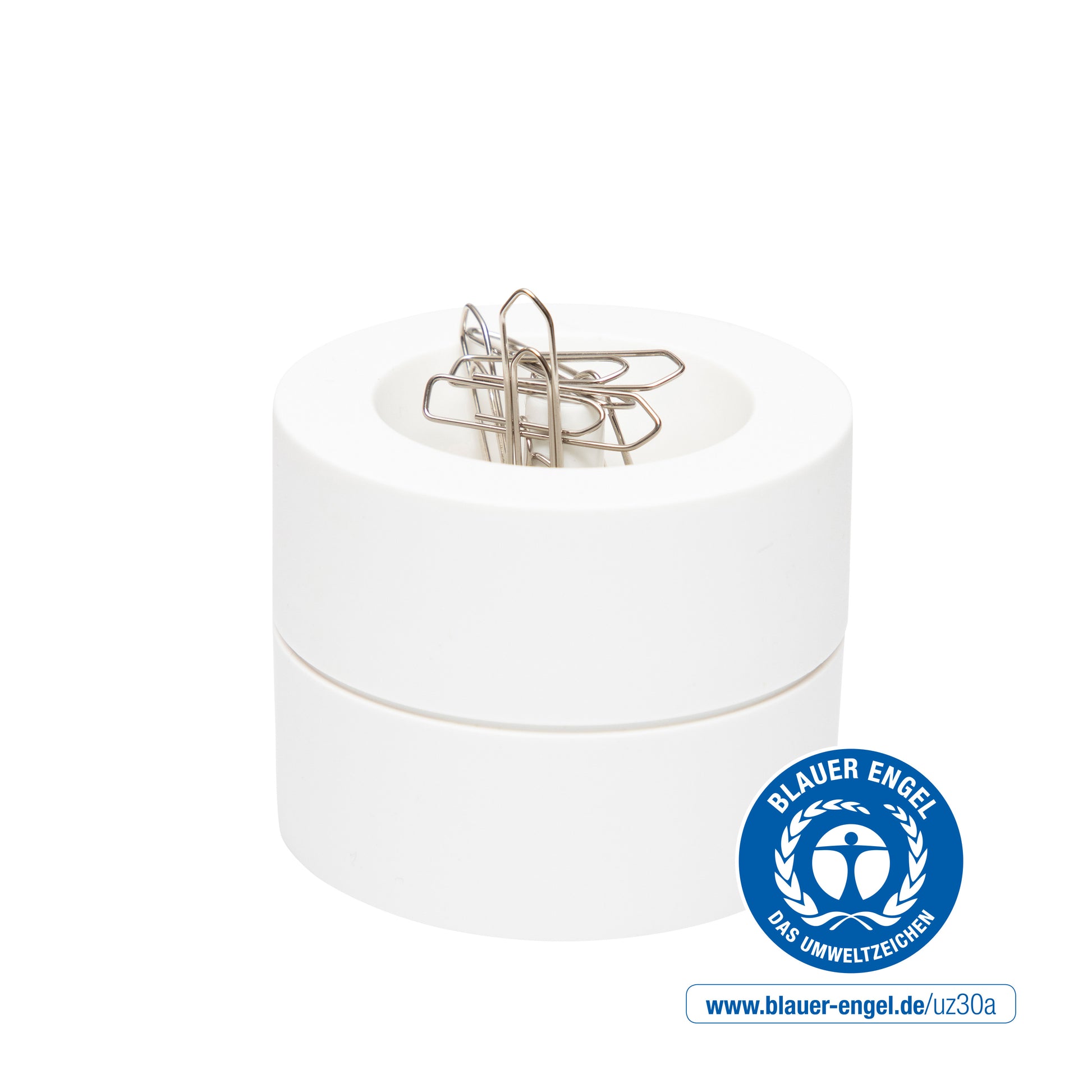 MAUL Klammernspender Eco MAULpro 3012302.ECO 7.3cm, weiss, 15 Klammern