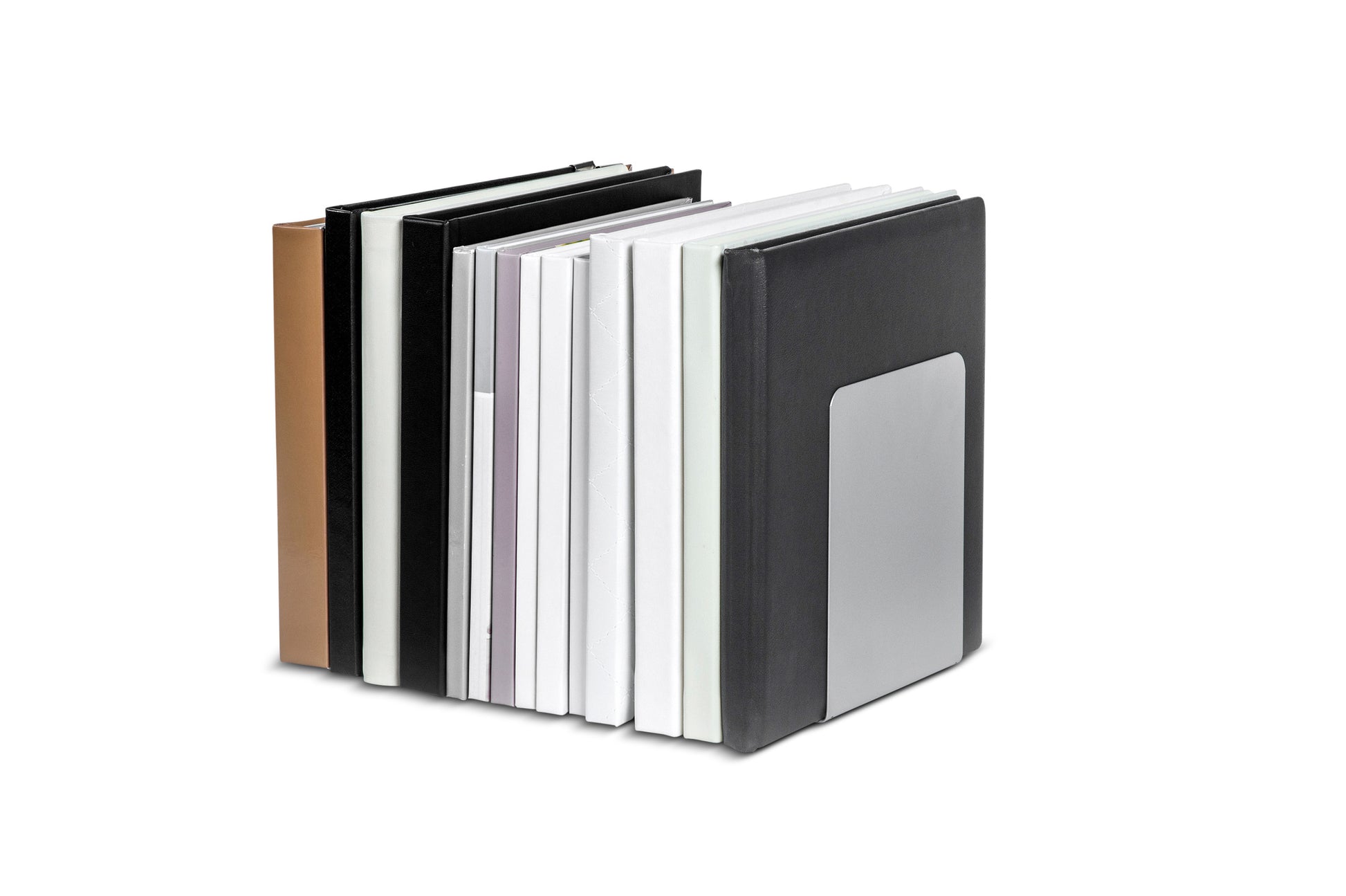 MAUL Buchstütze magnethaftend 3506595 14x12x14cm silber 2 Stk.