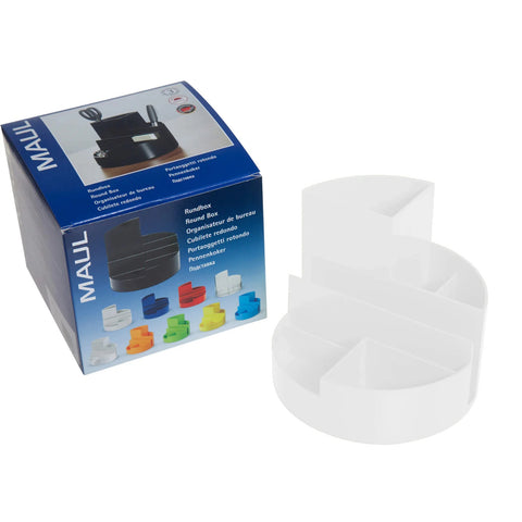 MAUL Rundbox 4117602 weiss 6 Fächer
