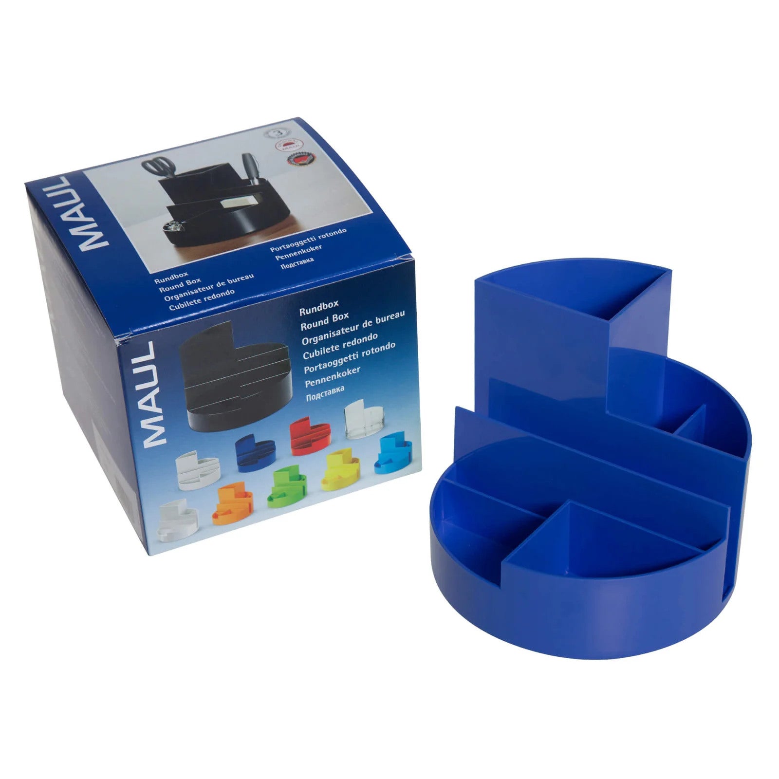 MAUL Rundbox 4117637 blau 6 Fächer