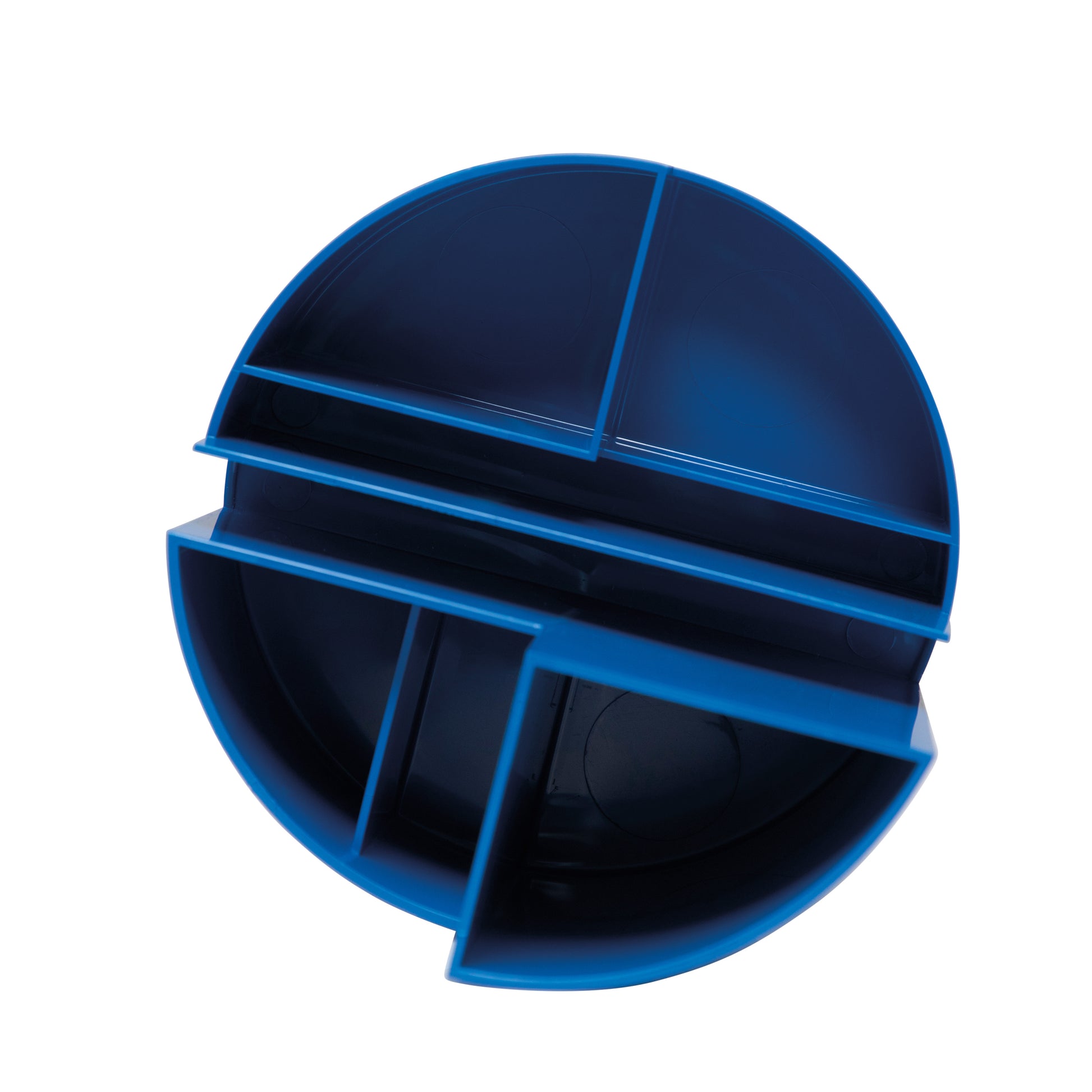 MAUL Stifteköcher Recycle 4117637.ECO 6 Fächer, 14cm, 12.5cm, blau