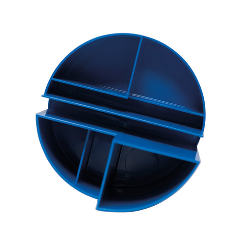 MAUL Stifteköcher Recycle 4117637.ECO 6 Fächer, 14cm, 12.5cm, blau