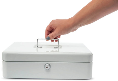 MAUL Geldkassette 4 30x24,5x9cm 5611402 weiss