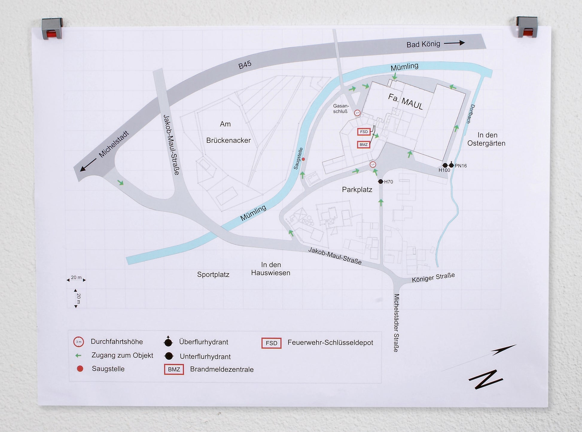 MAUL Rollenclips S 6241094 silber