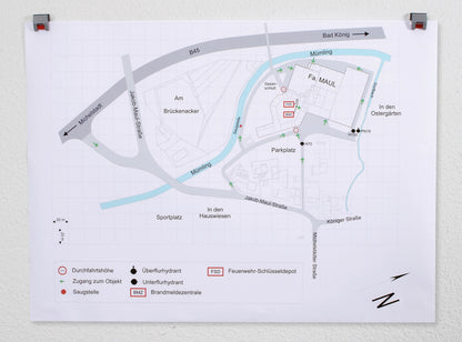 MAUL Rollenclips S 6241094 silber