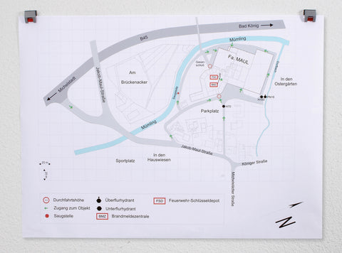 MAUL Rollenclips S 6241094 silber