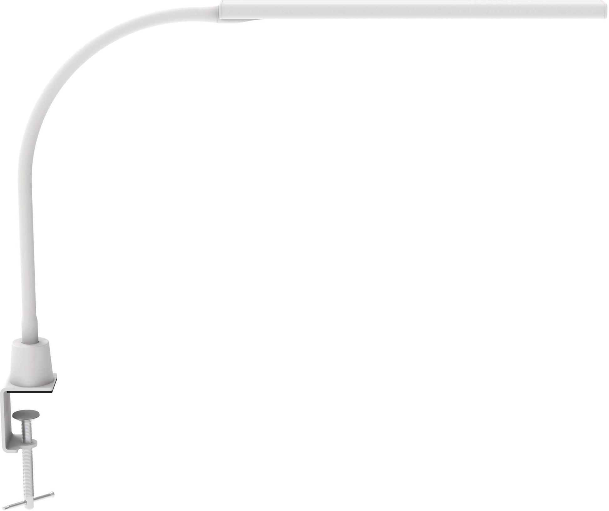 MAUL LED-Tischleuchte MAULpirro 8202602 weiss, dimmbar, Klemmfuss