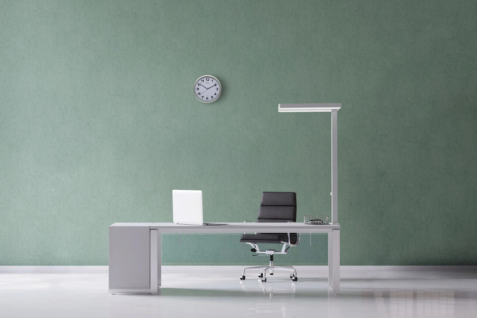 MAUL LED-Tischleuchte MAULjaval 82583 silber, dimmbar