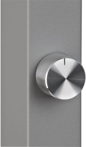 MAUL Stehleuchte LED MAULjaval 8258495 dimmbar, silber