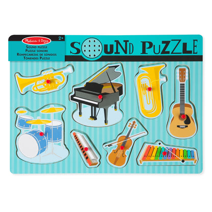 PUZZLE SONORE BOIS INSTRUMENTS (FR-DE-EN-ES)