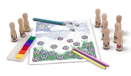 STEMPEL MIT HOLZGRIFF - LUXUSAUSFÜHRUNG (FR-DE-EN-ES)