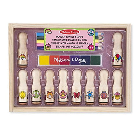 STEMPEL MIT HOLZGRIFF - LUXUSAUSFÜHRUNG (FR-DE-EN-ES)