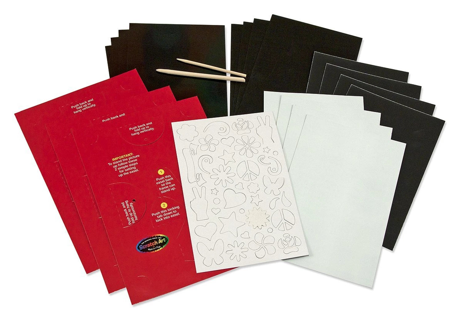 SCRATCH ART KOMBIPACKUNG - LUXUSAUSFÜHRUNG (FR-DE-EN-ES)