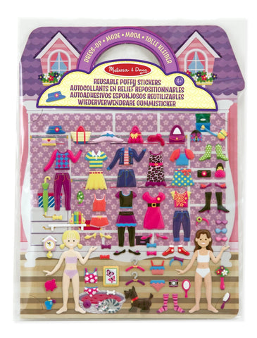 WIEDERVERWENDBARE GUMMISTICKER - PRINZESSIN (FR-DE-EN-ES)