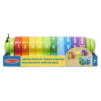 RAUPE AUS HOLZ ZUM ZÄHLEN (FR-DE-EN-ES)