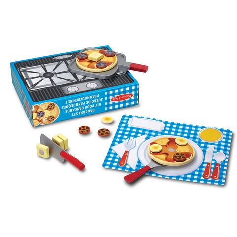 PANCAKE SPIELSET AUS HOLZ