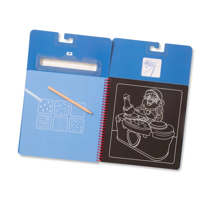 PAW PATROL CARNET SCRATCH ART CHASE (FR-DE-EN-ES)