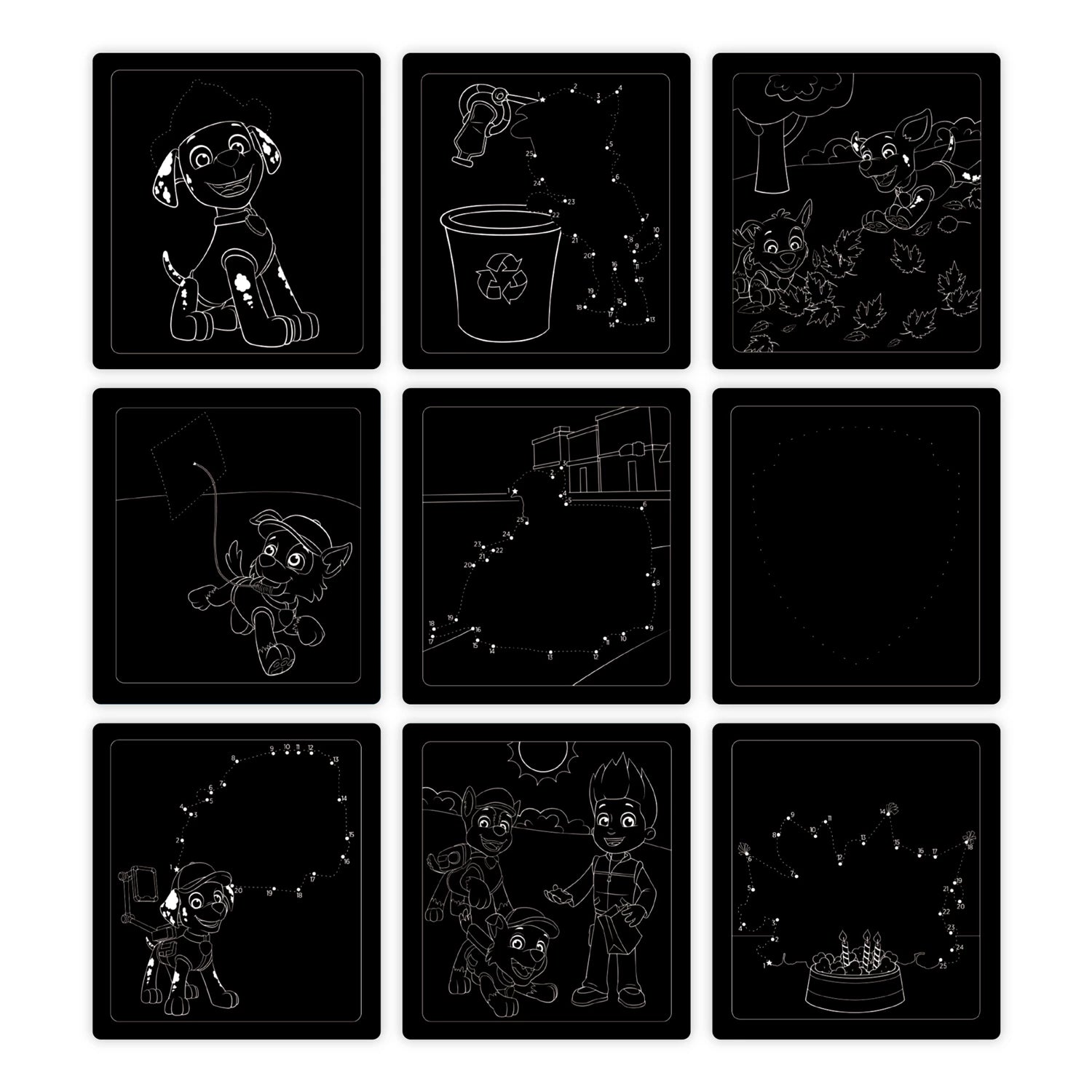 PAW PATROL CARNET SCRATCH ART MARSHALL (FR-DE-EN-ES)