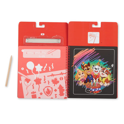 PAW PATROL CARNET SCRATCH ART MARSHALL (FR-DE-EN-ES)