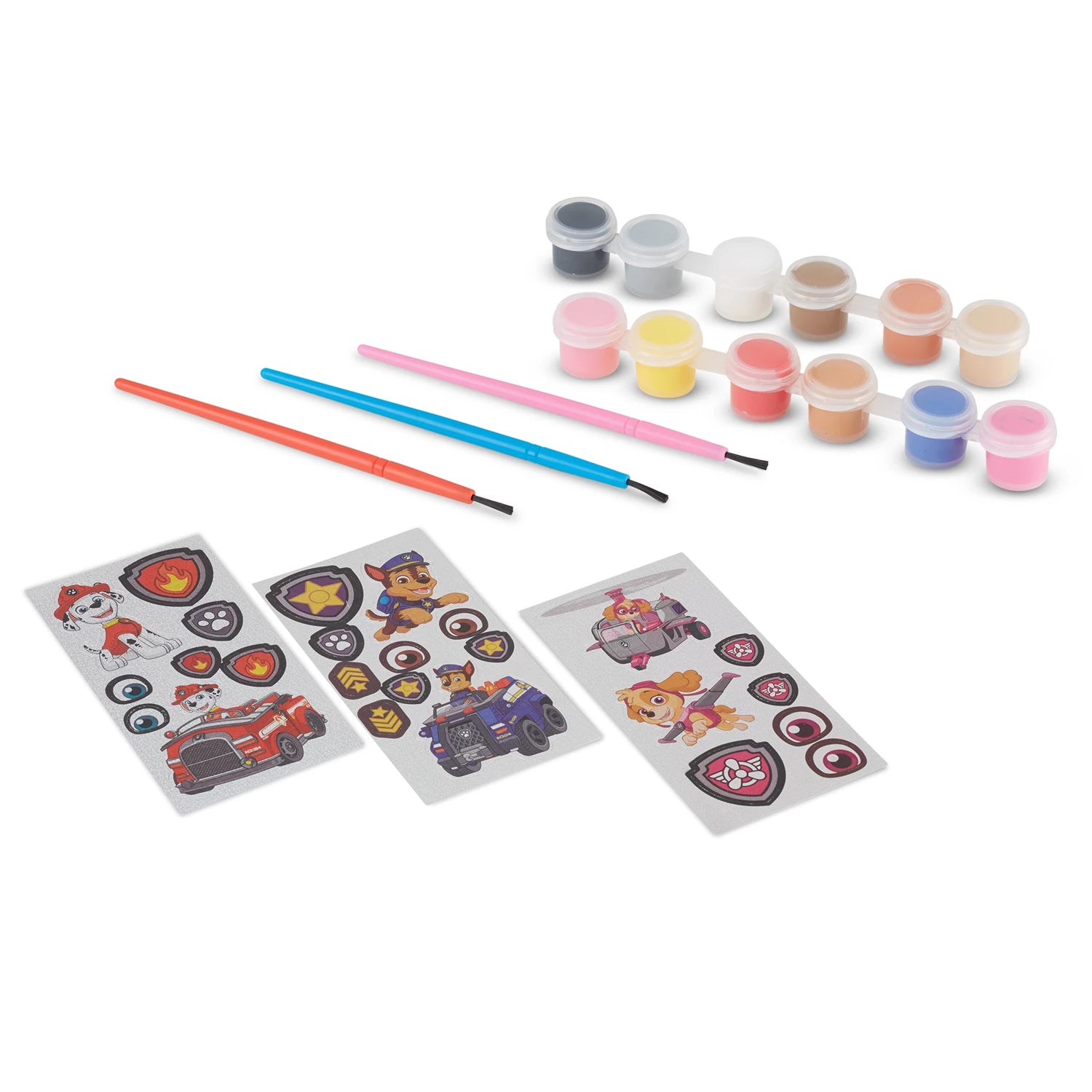 PAW PATROL COFFRET BOIS 12 TAMPONS + ACC. ET FEUTRES (FR-DE-